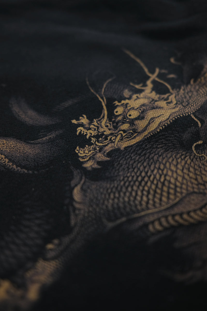 Dancing Dragons Box Hoodie - Black 3 Dancing Dragons Box Hoodie - Black