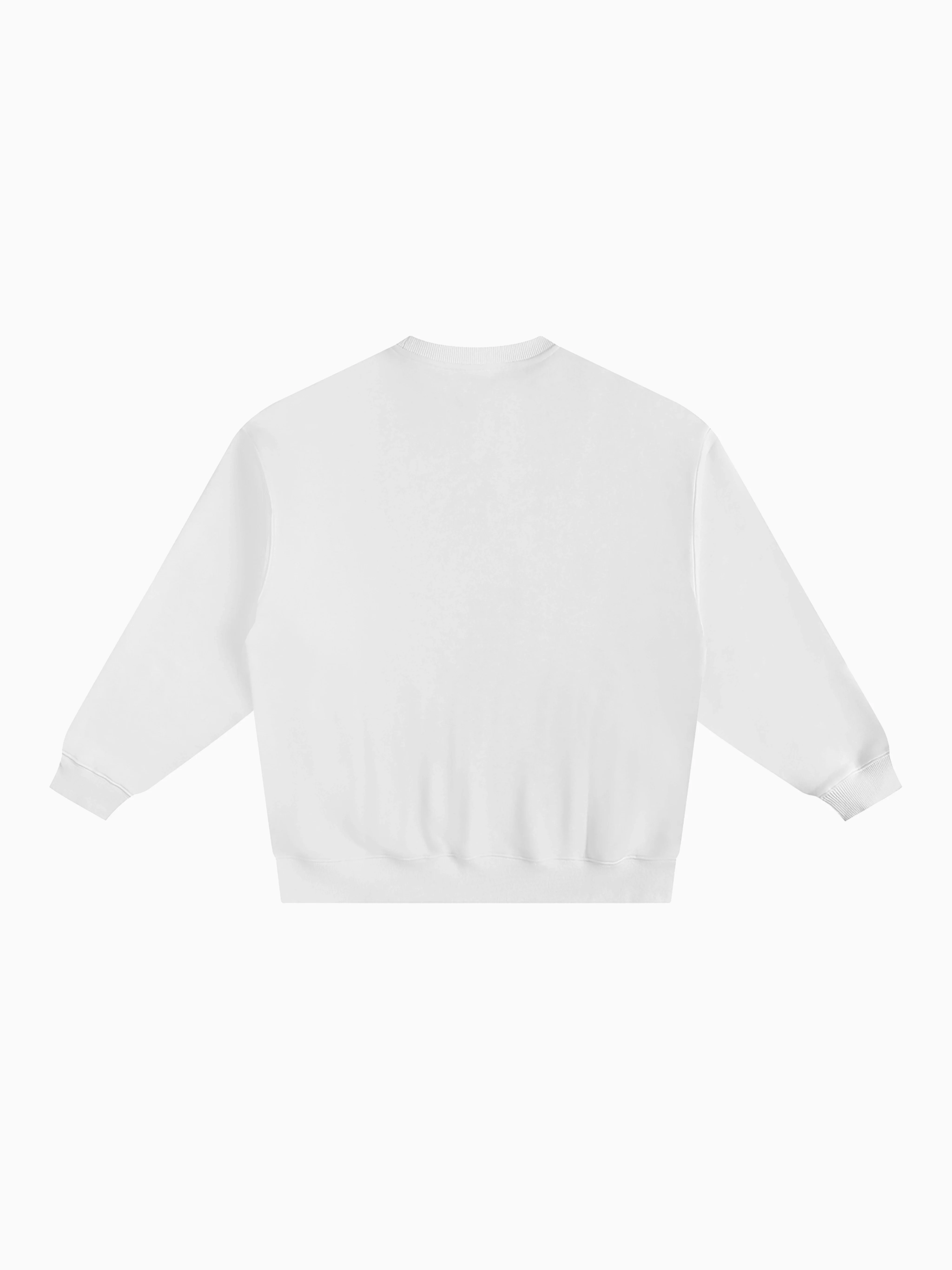 NCPD Box Crewneck - White