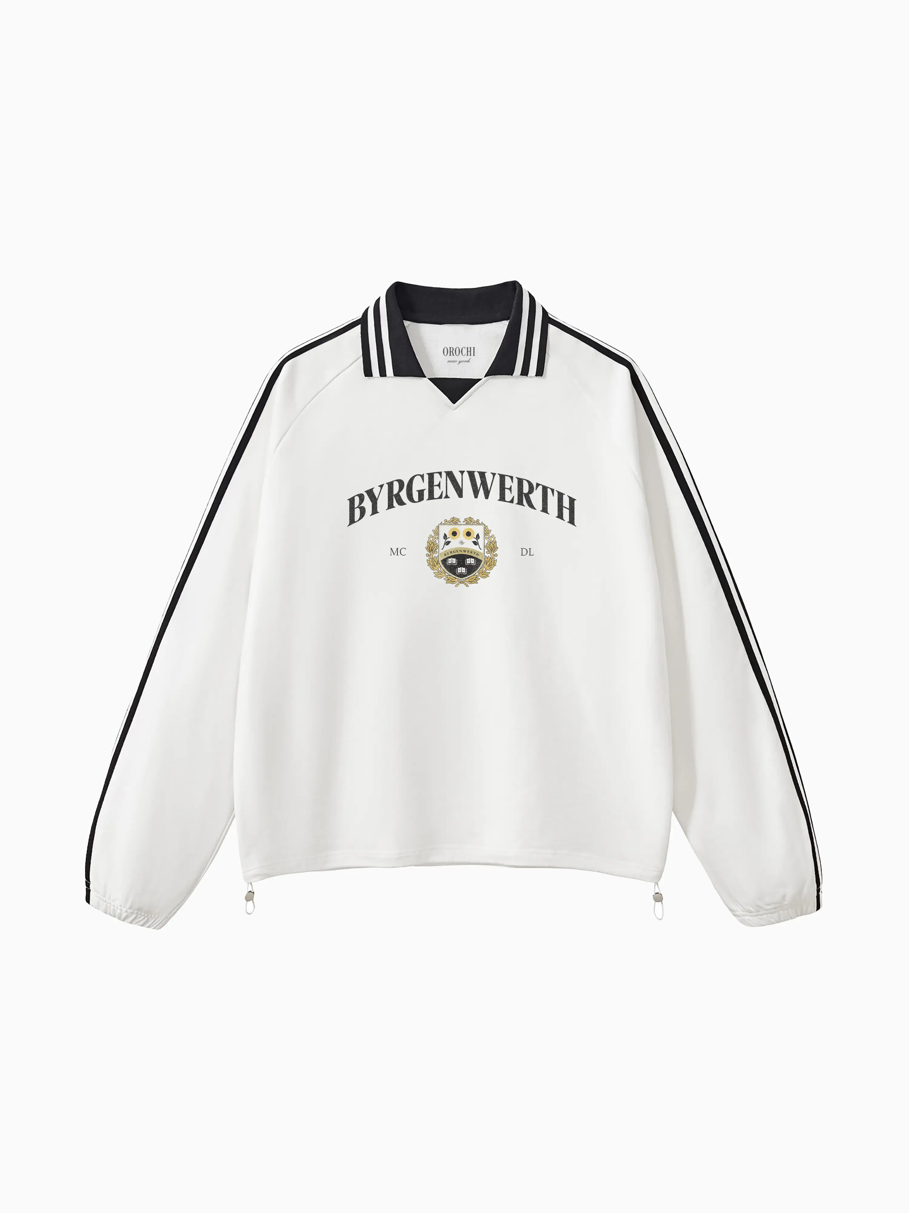 Byrgenwerth Lapel Sweater Polo - White