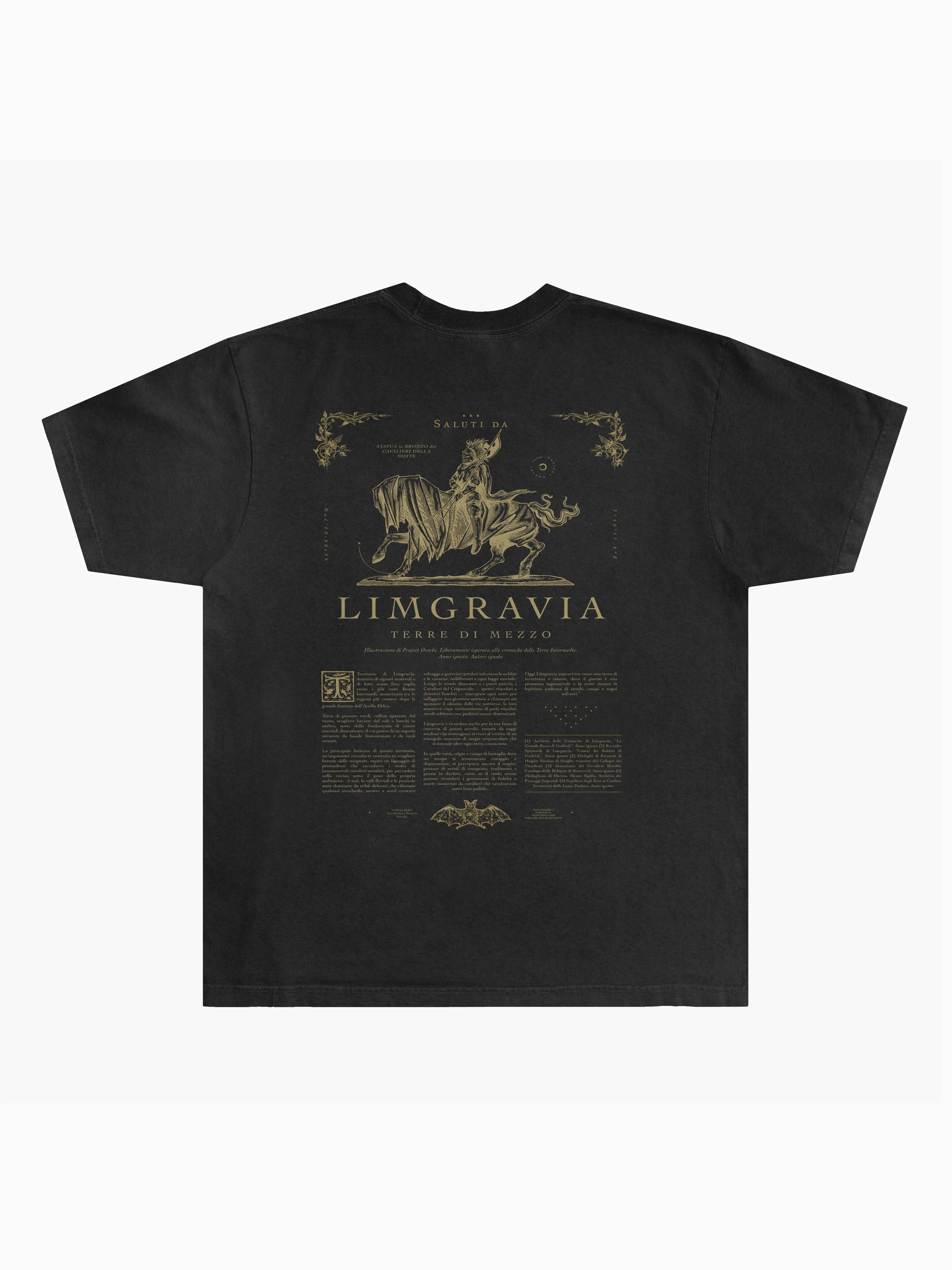 Cavalieri Tee - Black
