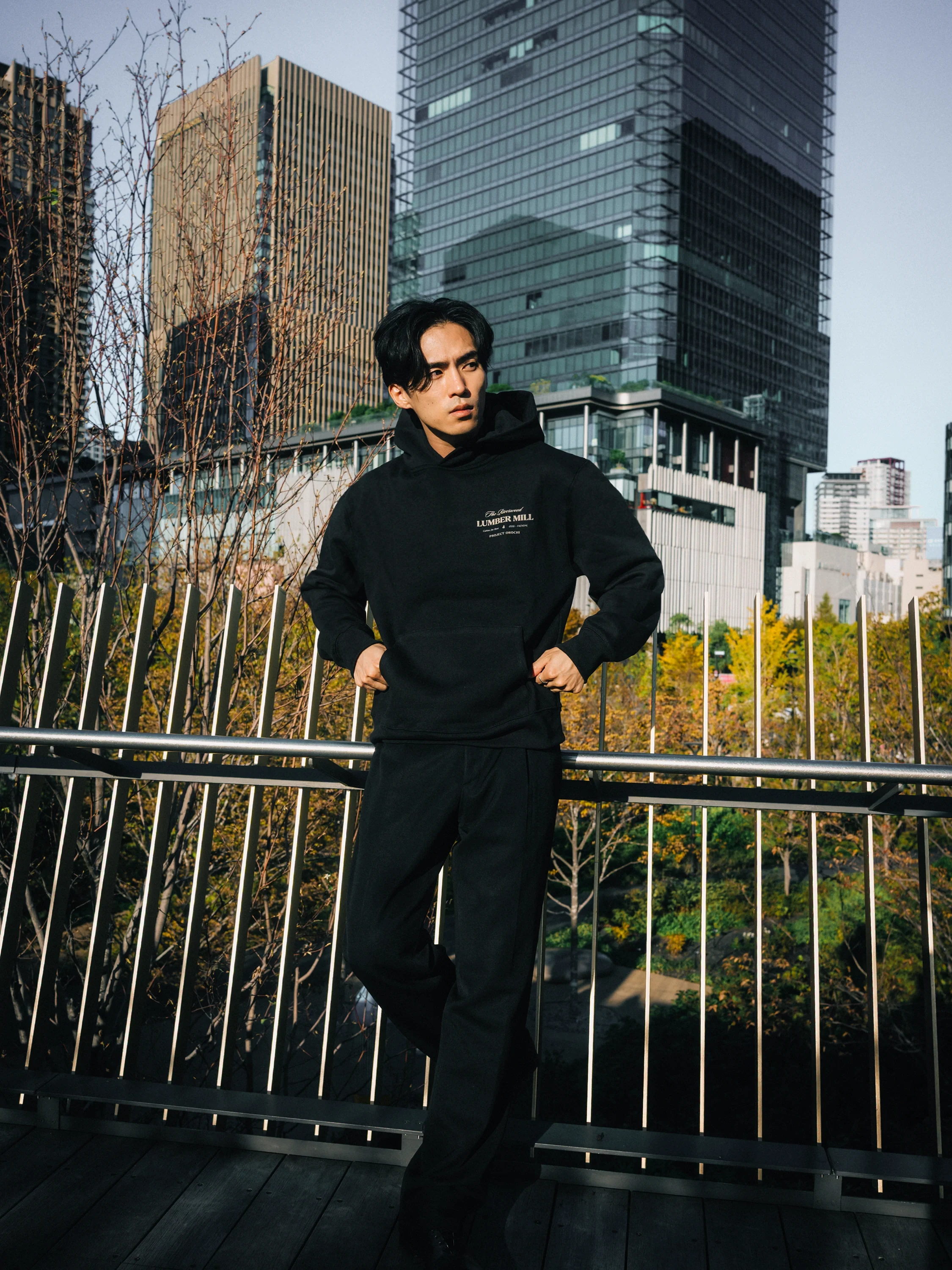 Lumber Mill Box Hoodie - Black 3 Lumber Mill Box Hoodie - Black