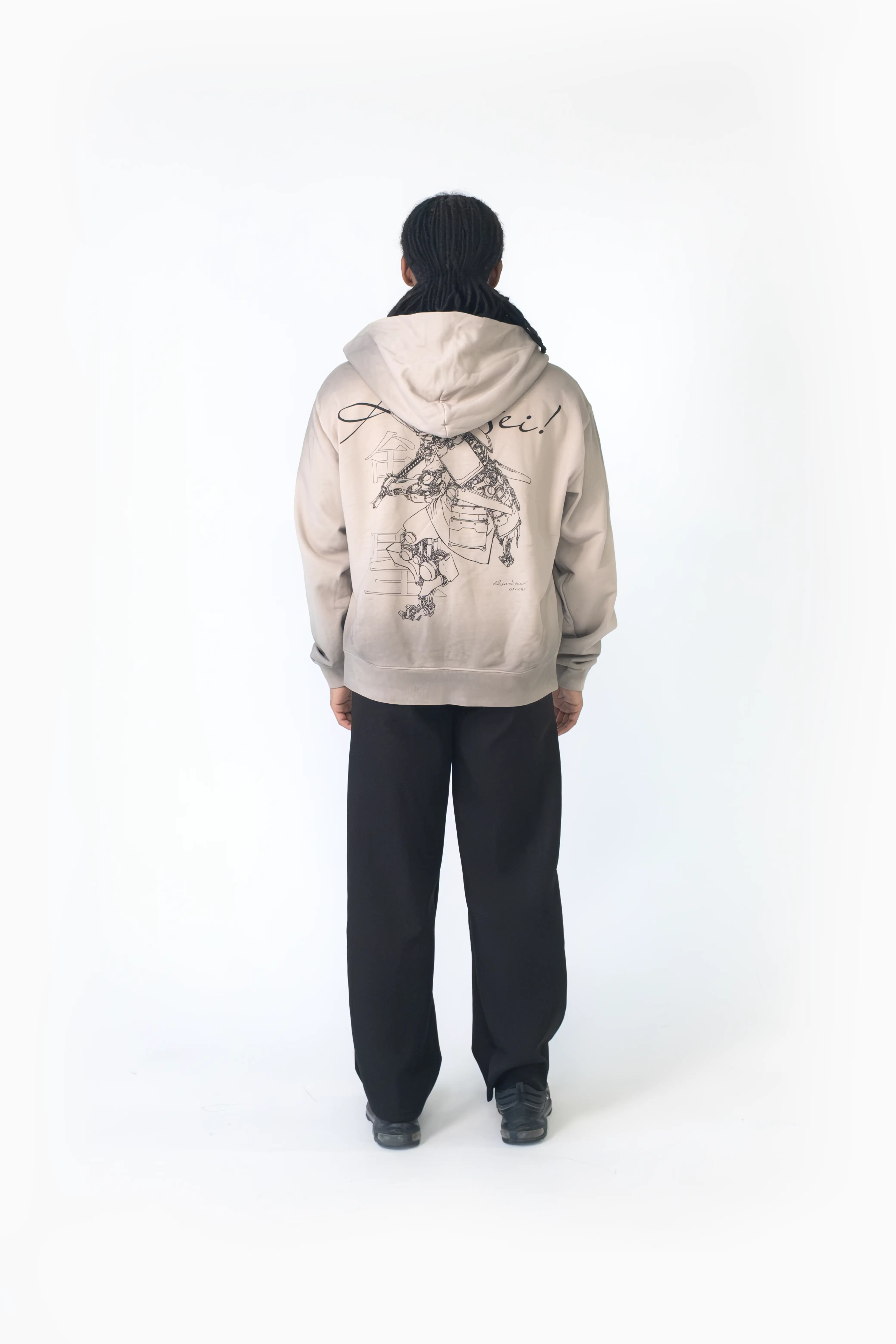Cyber Kensei Zip Hoodie - Chai