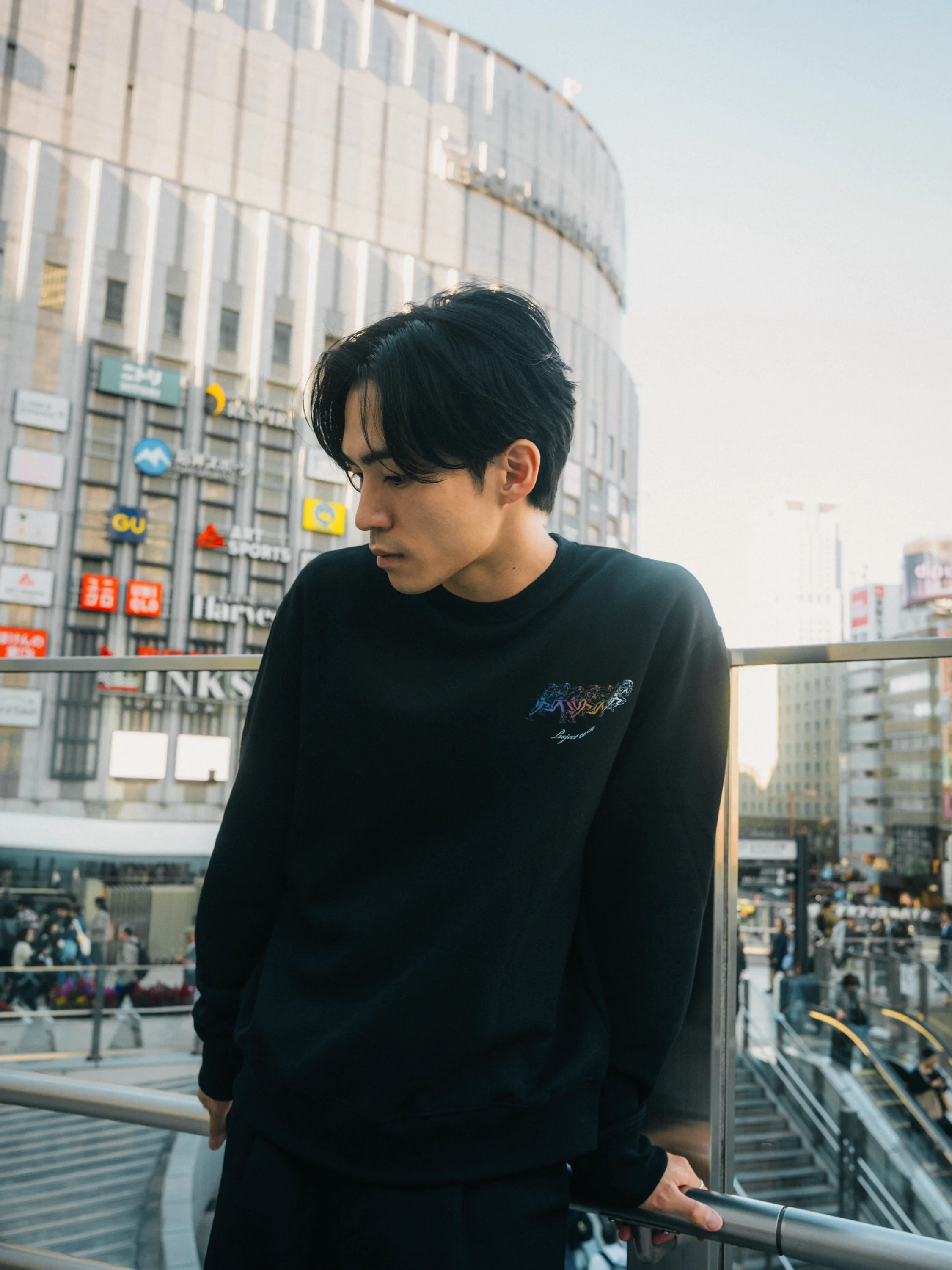 Run Club Box Crewneck - Black 3 Run Club Box Crewneck - Black